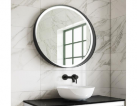 Ogledalo Frame Black 70 sa led